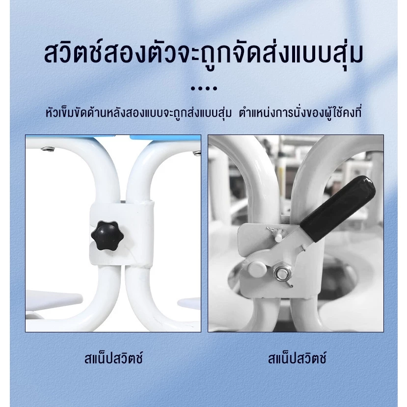 HIMIWAY รุ่น มีล้อ รถเข็นเคลื่อนย้ายผู้ป่วย 3in1 สำหรับอาบน้ำ นั่งถ่าย และเคลื่อนย้าย โครงสร้างอลูมิเนียมอัลลอยด์ รองรับน้ำหนัก 150KG