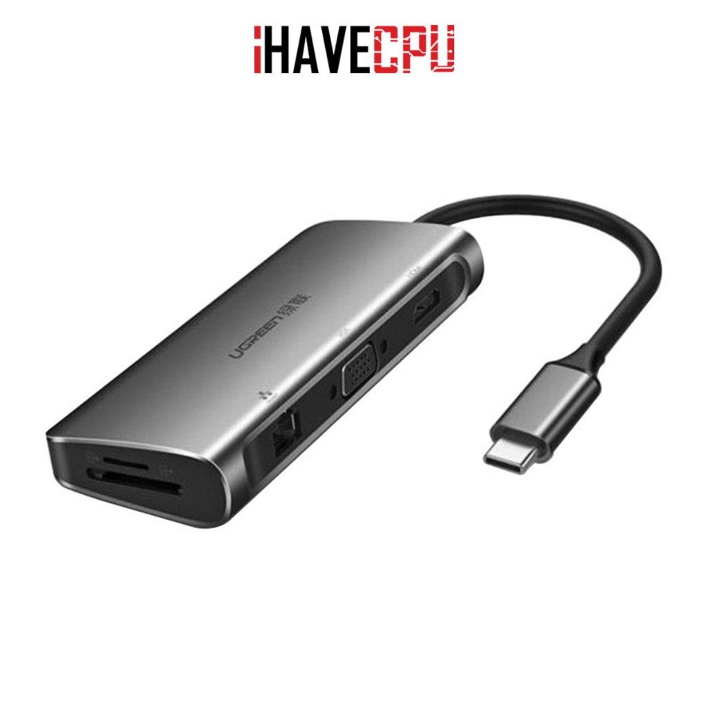iHAVECPU ADAPTER/CONVERTER (อุปกรณ์แปลงสัญญาณ) UGREEN USBC 9 IN 1