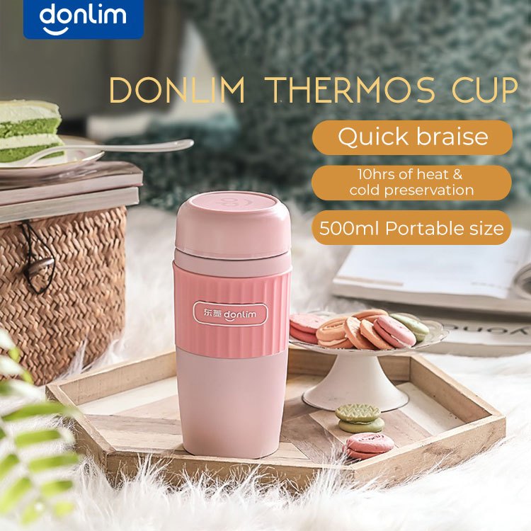 แก้วเก็บอุณหภูมิ Donlim Cold Stainless Steel Thermos 500ml รุ่น DL-8700 ...