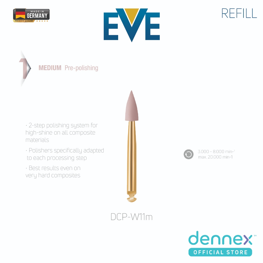 Refill หัวขัด EVE DIACOMP PLUS RA 
