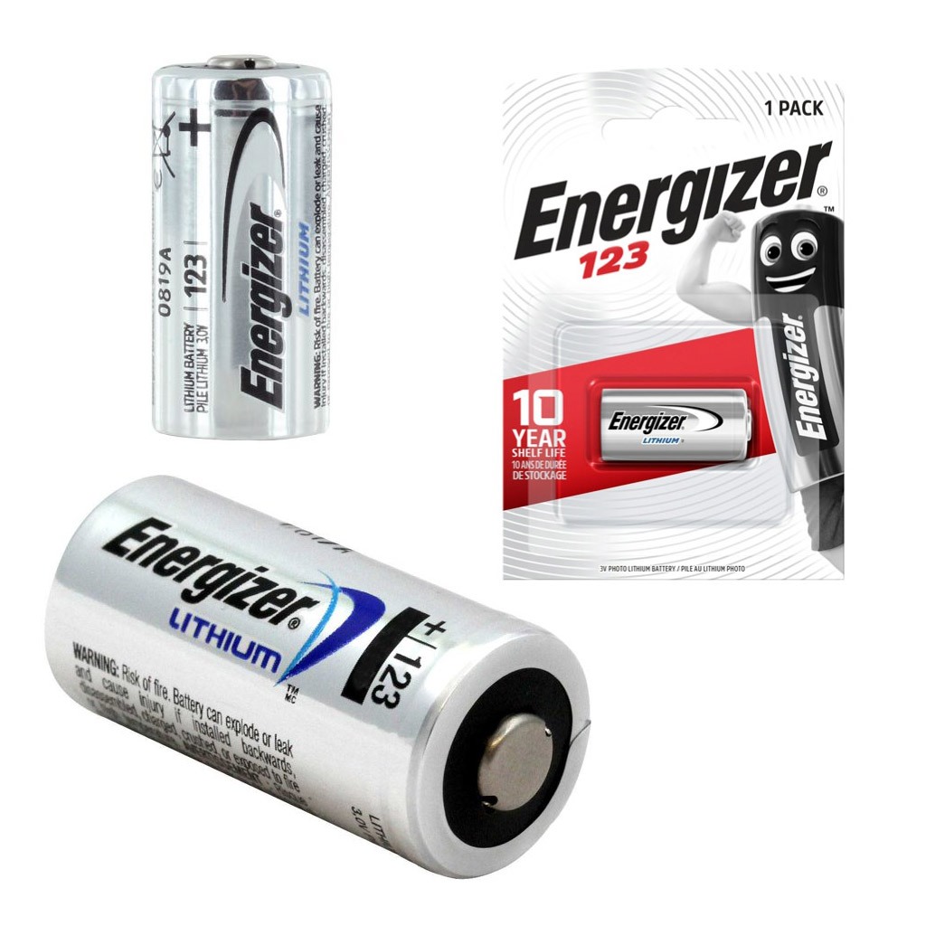 ถ่าน Energizer Lithium 123 battery 3 V รุ่น CR123A เอ็นเนอร์ไจเซอร์ ...