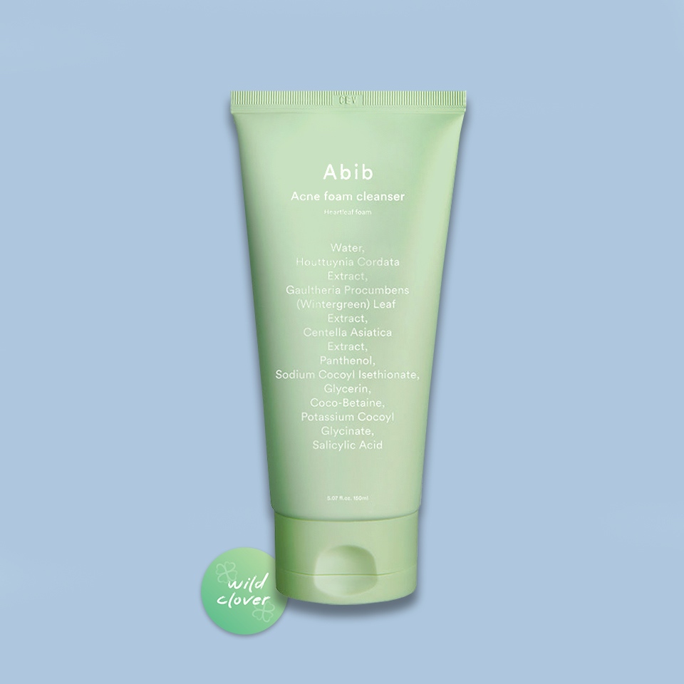 🍀 ABIB แท้สแกนได้ exp.2025 acne foam cleanser heartleaf foam 150ml