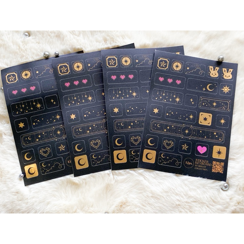 STARDUST สติ๊กเกอร์ติดคีย์บอร์ด KEYBOARD STICKER | Shopee Thailand