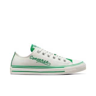 CONVERSE รองเท้าผ้าใบ รุ่น CTAS SPORT REMASTERED OX WHITE/GREEN - A07142CF_F3WTGN สีขาว/เขียว ผู้หญิง