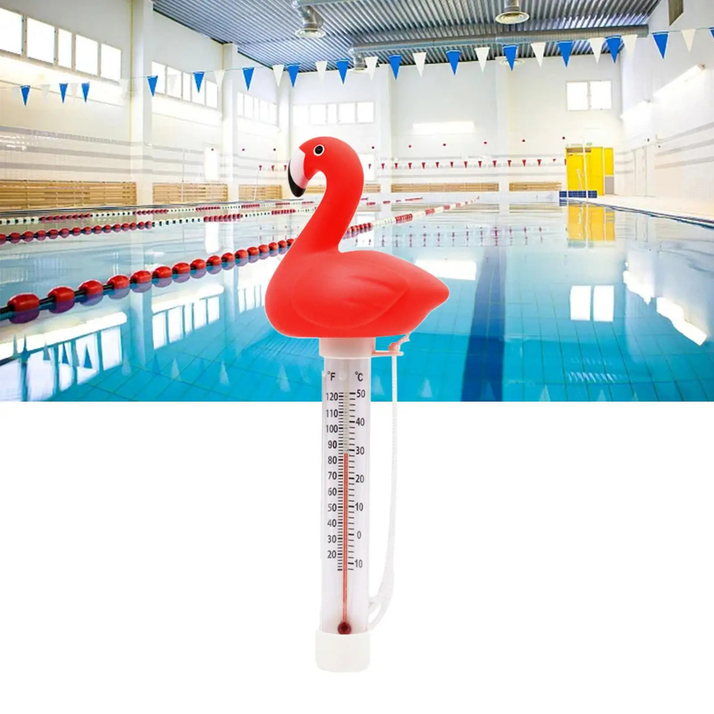 Flamingo Gauge Shower Paddling Pool Easy to Read Ponds Temperature