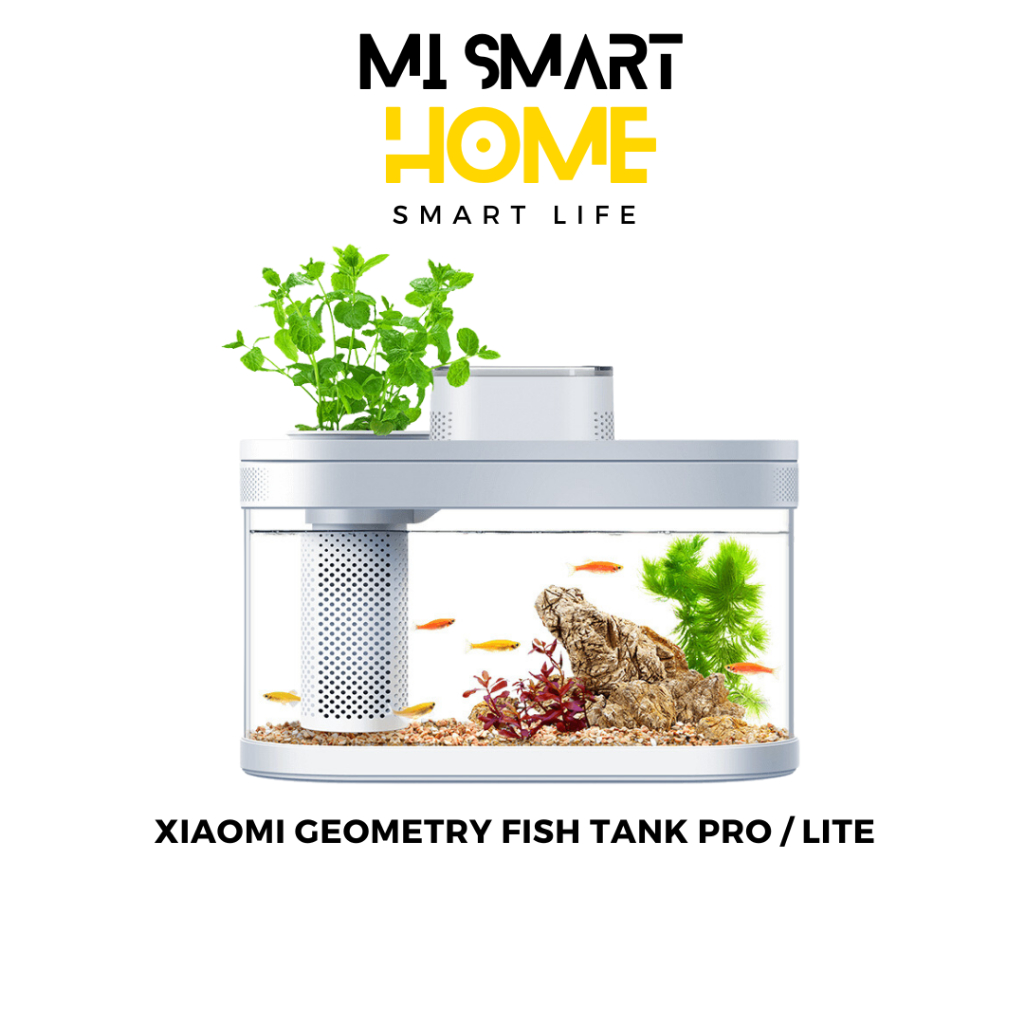 Xiaomi Geometry Fish Tank Pro/LITE ตู้ปลา ตู้เลี้ยงปลาXiaomi มีไฟLED ...