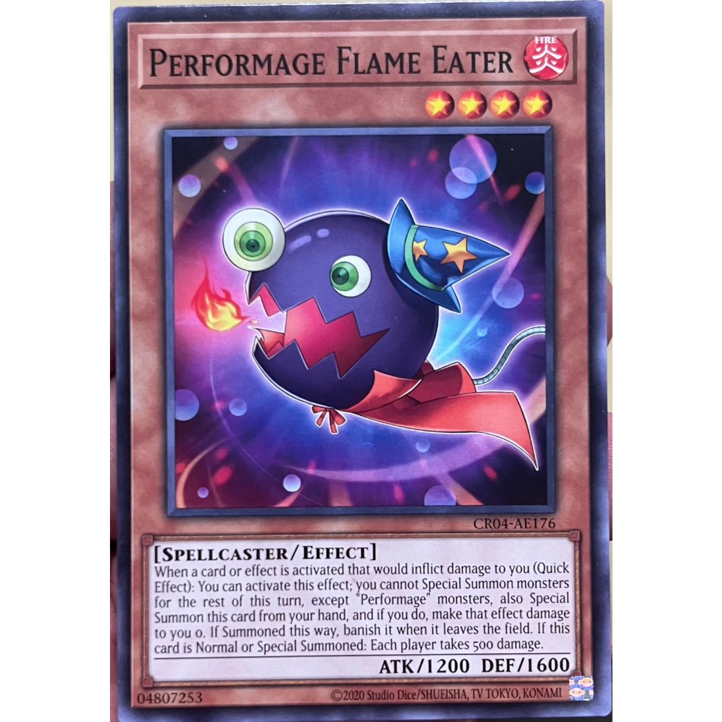 Yugioh Asia-Eng [CR04-AE176] Performage Flame Eater (Common) การ์ดยูกิ ...