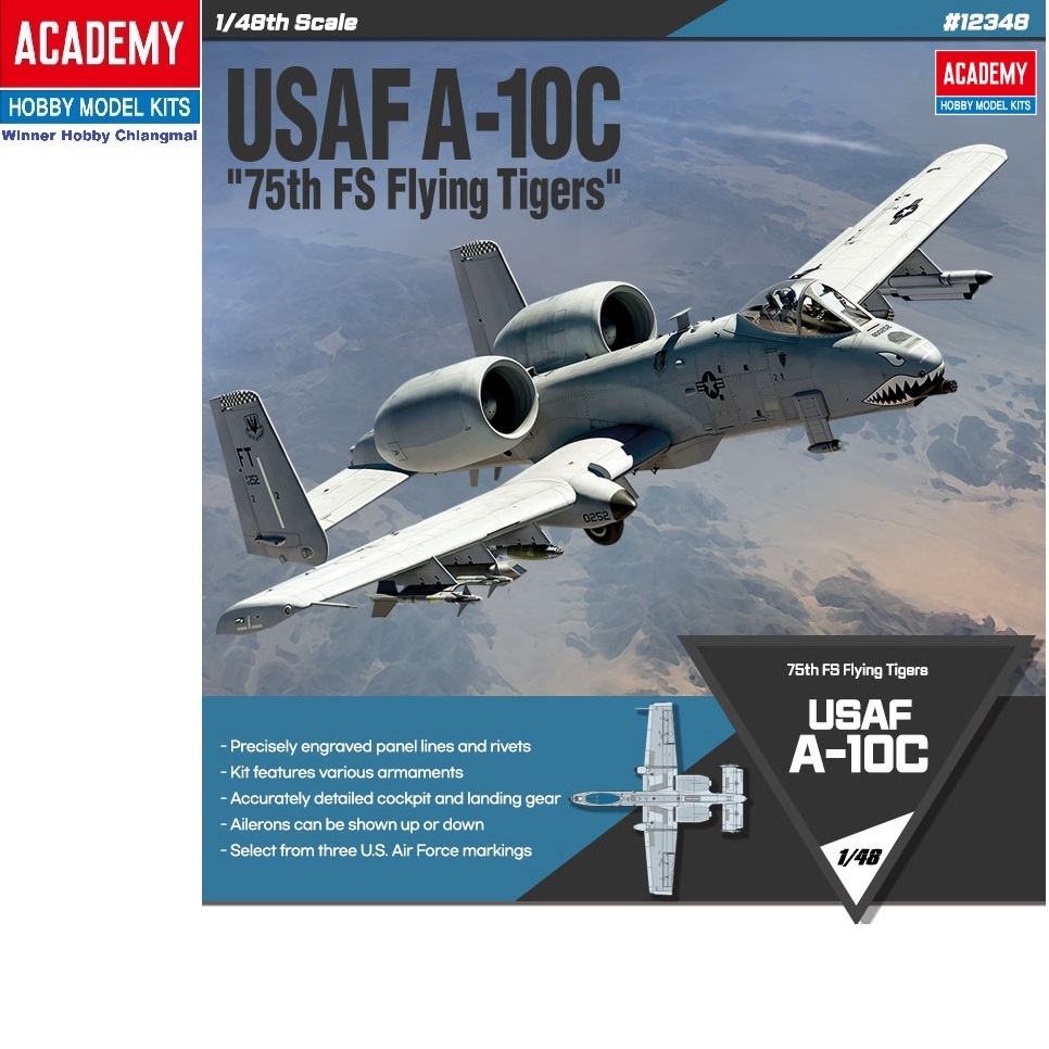 Academy Flying Tigers" A-10C "75th FS 1:48 USAF (492348