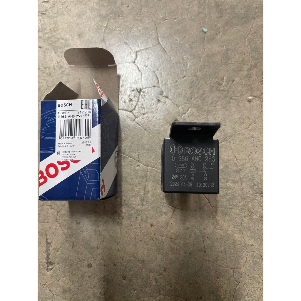 รีเลย์ BOSCH Relay 12V และ 24V (5 ขา) สำหรับรถทุกรุ่น (Taiwan) | Shopee ...