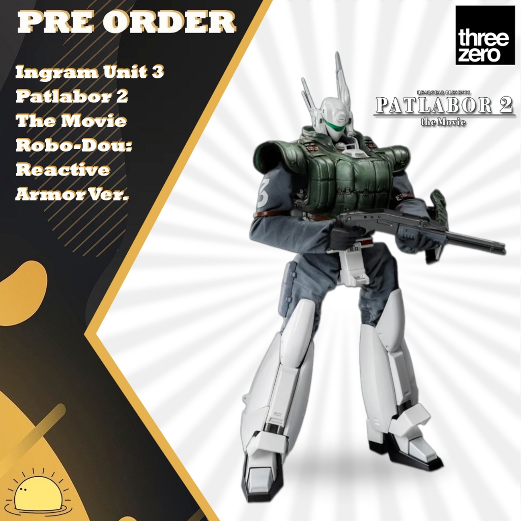 Pre-order threeZero x Patlabor 2: The Movie Robo-Dou Ingram Unit 3 ...