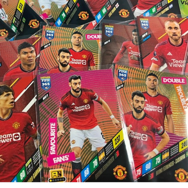 MANCHESTER UNITED / ADRENALYN XL PANINI CARDS / FOOTBALL 365 2024