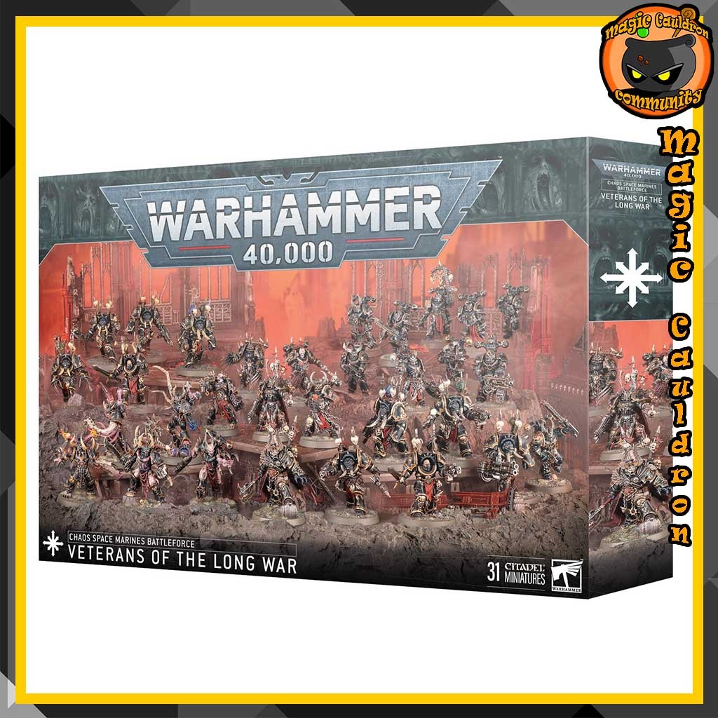 Warhammer 40k: Chaos Space Marines Battleforce - Veterans Of The Long War (Nuovo In Scatola) - Foto 2