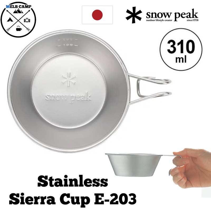 Gobelet Snow Peak Big Sierra Cup E-565 – 65ème Anniversaire – Titane – NEUF