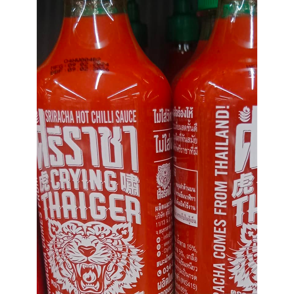SRI RACHA Crying Tiger Thai Hot Sauce 484g XL Bottle | Shopee Thailand