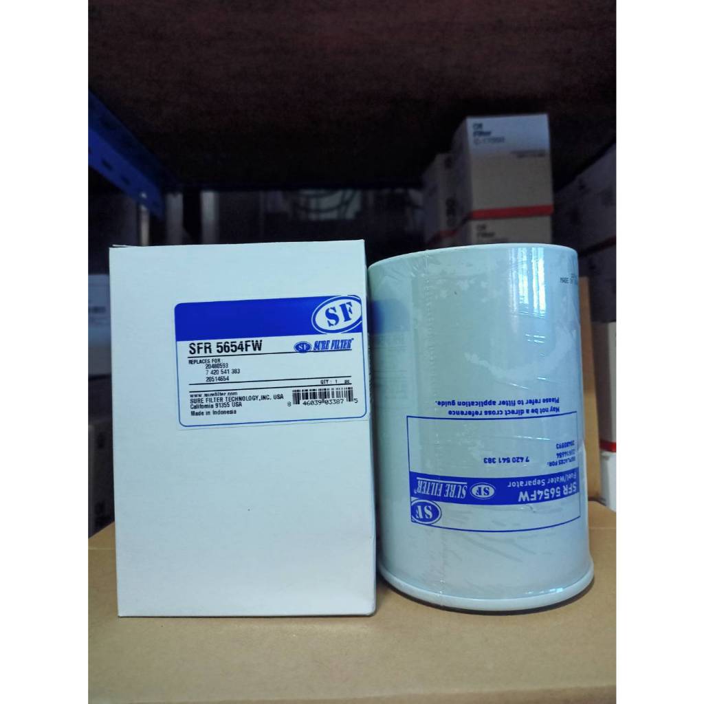 SURE FILTER, SFR5654FW,กรองดักน้ำ/โซล่า,VOLVO 20998367 20514654 ...