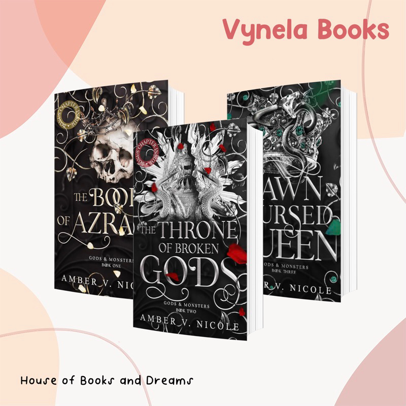 VYNELA (หนังสือภาษาอังกฤษ) THE BOOK OF AZRAEL/ THRONE OF BROKEN GODS/ DAWN OF THE CURSED QUEEN