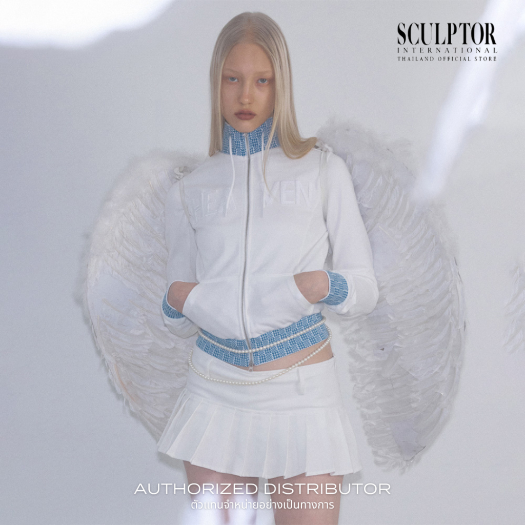 SCULPTOR® เสื้อแจ็กเก็ต Heavenly Gingham Track Jacket SCULPTOR® เสื้อแจ็กเก็ต Heavenly Gingham Track Jacket