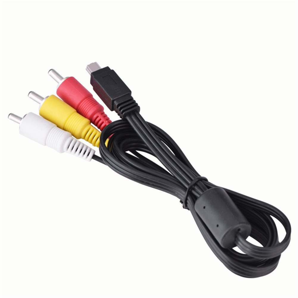 Mini USB 5Pin to 3RCA Audio Video Splitter AV Composite Cable Adapter ...