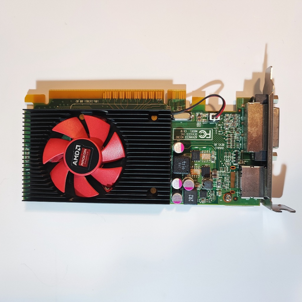 การ์ดจอ AMD Radeon R5 340 2GB GDDR5( DVI + DP ) การ์ดจอ ขาสั้น Low ...