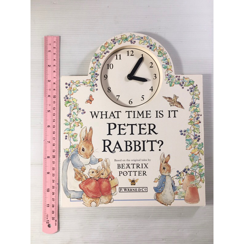 What time Is It Peter Rabbit By Beatrix Potter หนังสือภาษาอังกฤษมือสอง ...