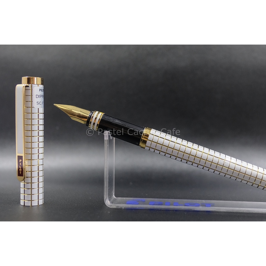 Pilot “Dipper” White Cisele M Nib Fountain Pen 1980s Vintage NOS Rare ...