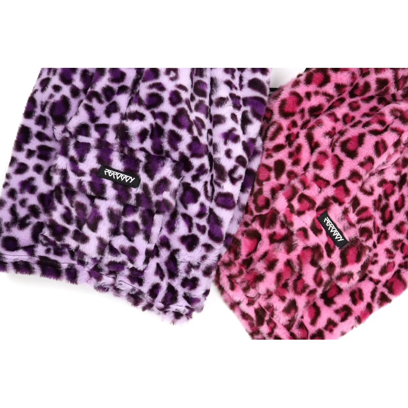 ZEROBOY Woollen Cargo Shorts กางเกงขาสั้นคาร์โก้ลายเสือดาวสีใหม่ สีชมพู สีม่วง https://wayoza.com