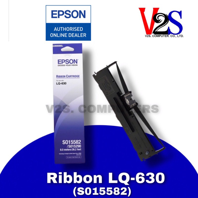 ตลับผ้าหมึก Ribbon Epson S015582 ใช้กับรุ่น LQ-630 (Original) ของแท้ ...