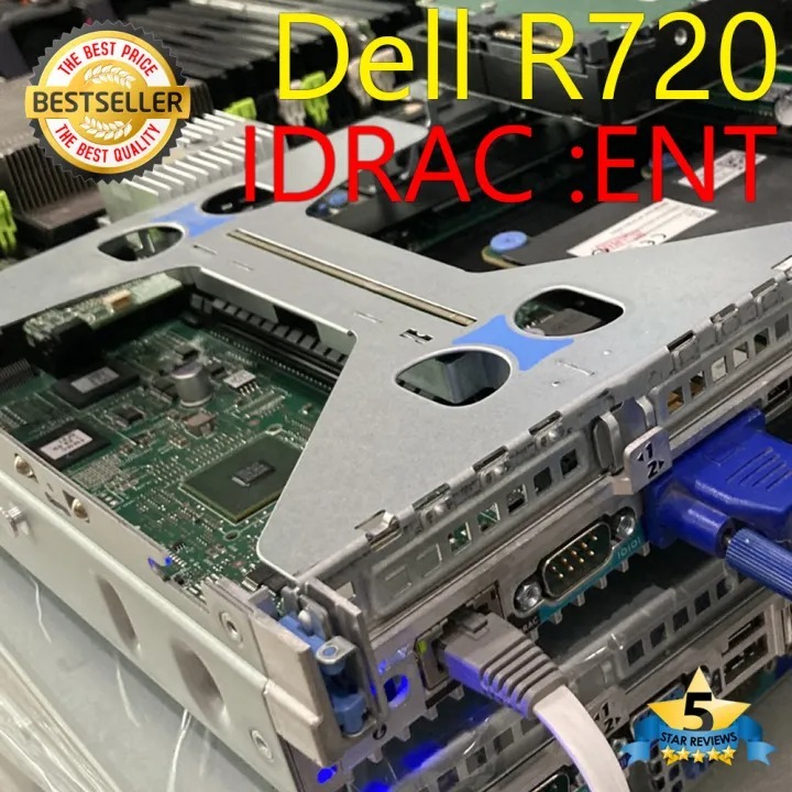 ขาย Server Dell R720 CPU E5-2620*2 HDD SAS 3TBx2 RAM 64GB RAID H710 PSU ...