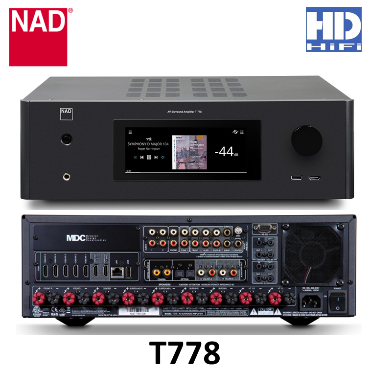 NAD T778 AV Surround Sound Receiver | Shopee Thailand