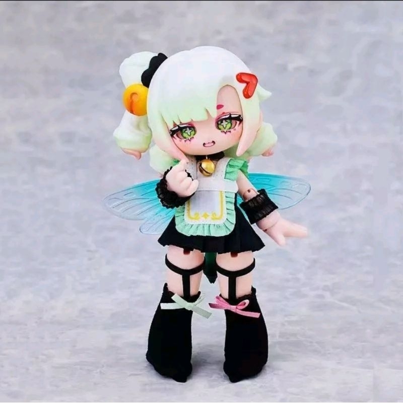[แกะตัว/สีเขียว]กล่องสุ่มตุ๊กตาBjd Kukaka bug cafe blind box | Shopee ...