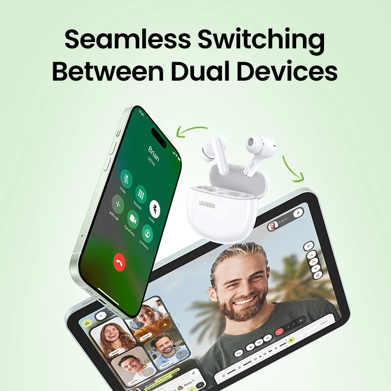 UGREEN Hitune P3 รุ่น 45110 Bluetooth 5.4 หูฟังไร้สาย Bluetooth Earphone ตัดเสียงรบกวน หูฟังกันน้ำ https://wayoza.com