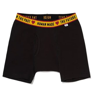 HUMAN MADE HM BOXER BRIEF - BLACK