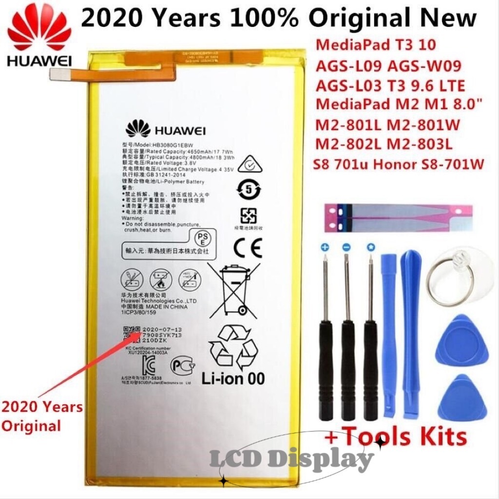Custodia Per Huawei MediaPad T3 10 (2017) Con Supporto Girevole 360° - Rossa, Include Pennino E Pellicola