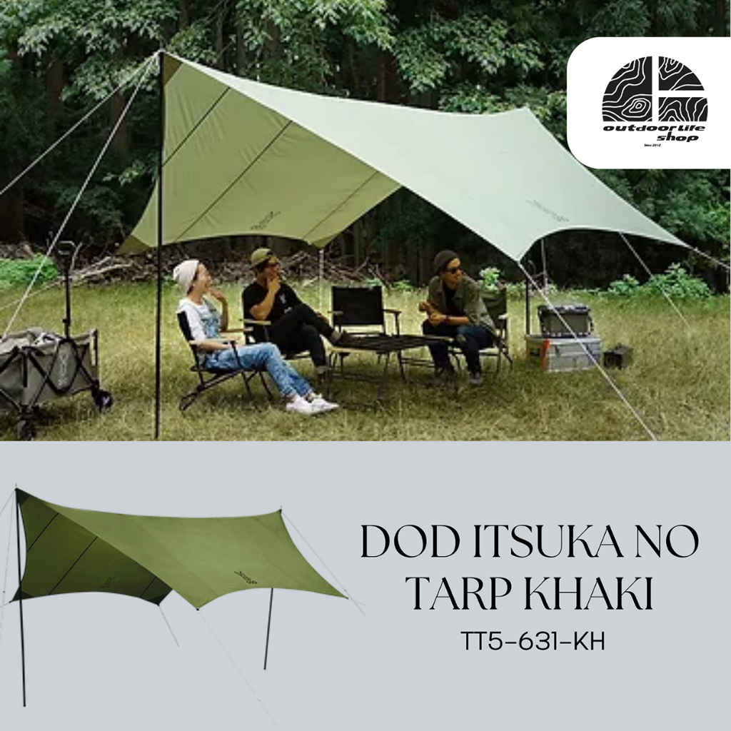 ทาร์ป DoD Itsuka no Tarp Khaki TT5-631-KH สีเขียว | Shopee