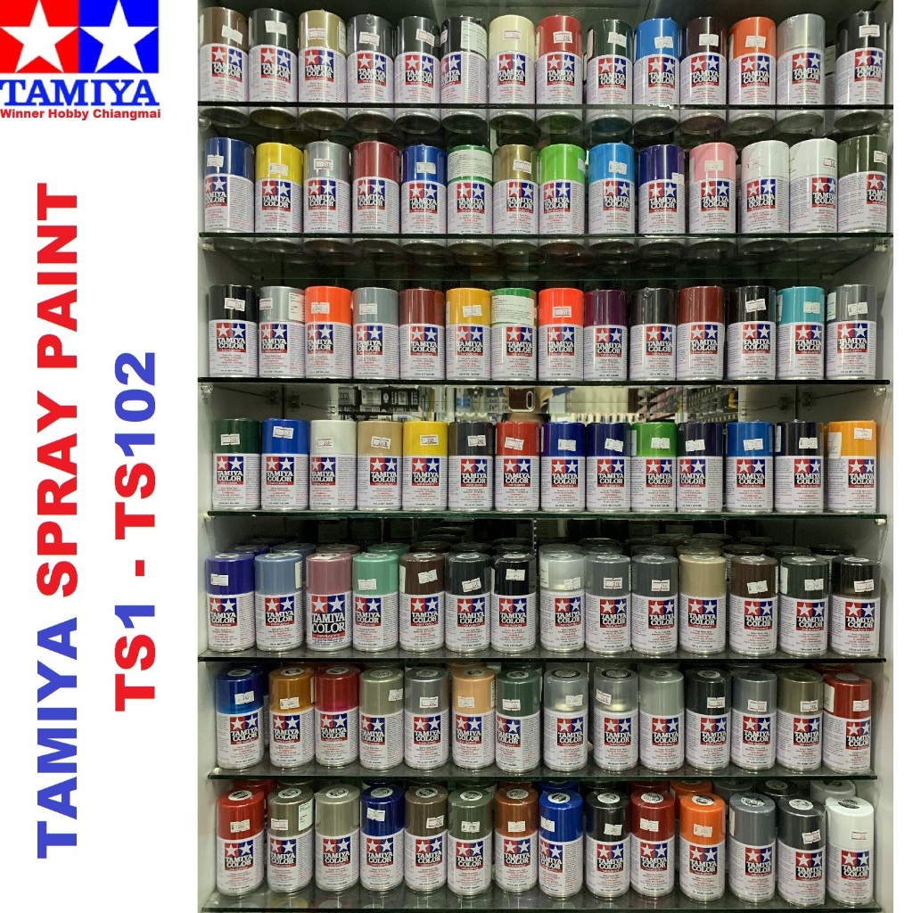Tamiya Spray Paint TS101, TS102 100ml สีสเปรย์โมเดล กันดั้ม Gundam ...