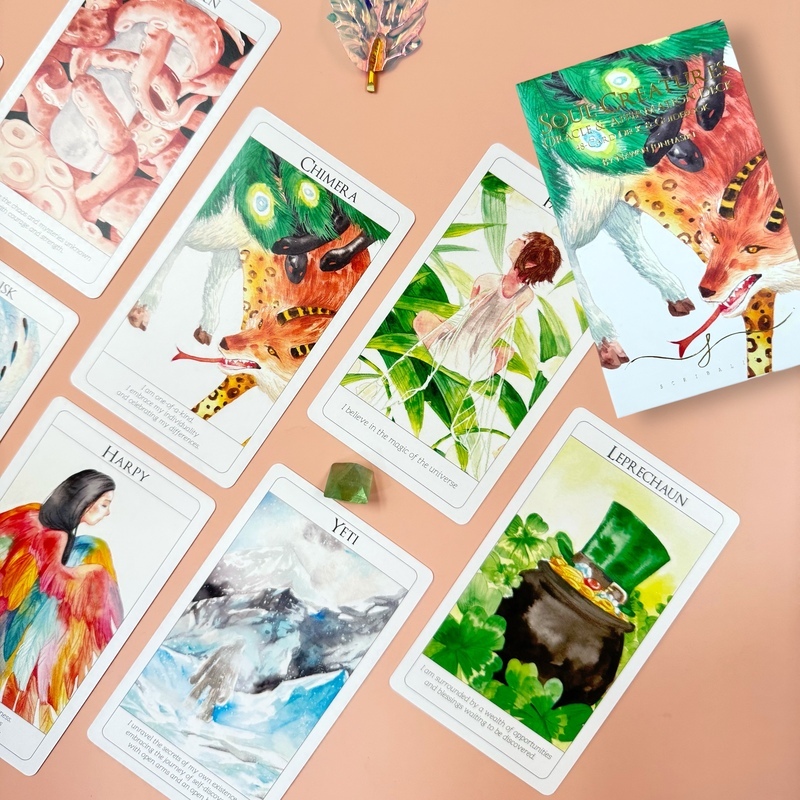 Soul Creatures Oracle & Affirmation Deck ไพ่สัตว์แห่งจิตวิญญาณ ไพ่ทาโร ...