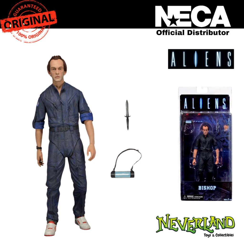 (NECA) Aliens: Bishop Series 3 Action Figure 7 inch | Shopee Thailand