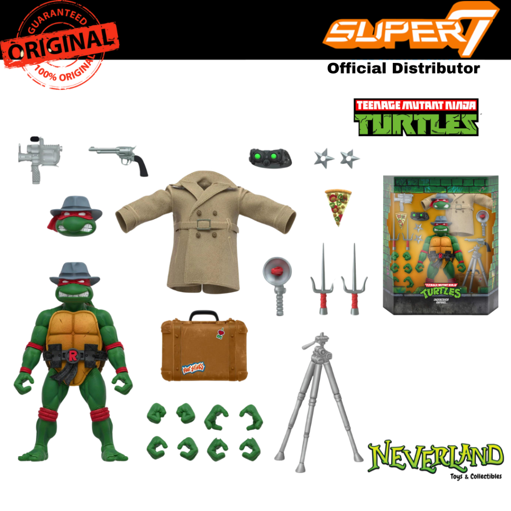 Super7 TMNT Undercover Raphael Ultimates! Disguise Exclusive Figure ...