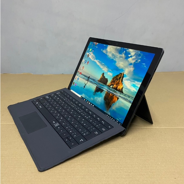 แท็บเล็ต 2in1 พร้อมคีย์บอร์ด Tablet Microsoft Pro6 1796 cpu i5-8350u ...