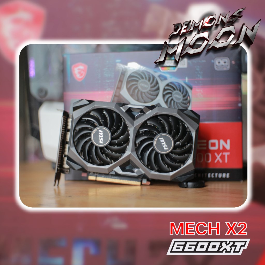 Rx6600 XT MECH MSI กาดจอ vga gpu 8GB ประกัน ascenti - synex + ประกันใจ ...