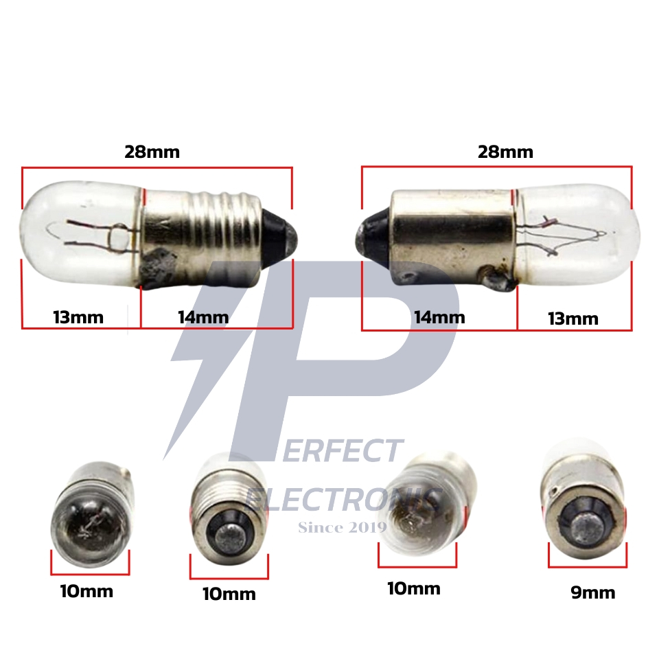 B9 E10 Light bulb หลอดไฟ หลอดไฟนีออน หลอดไฟหัวเกลียว หลอดไฟหัวเขี้ยว 6 ...