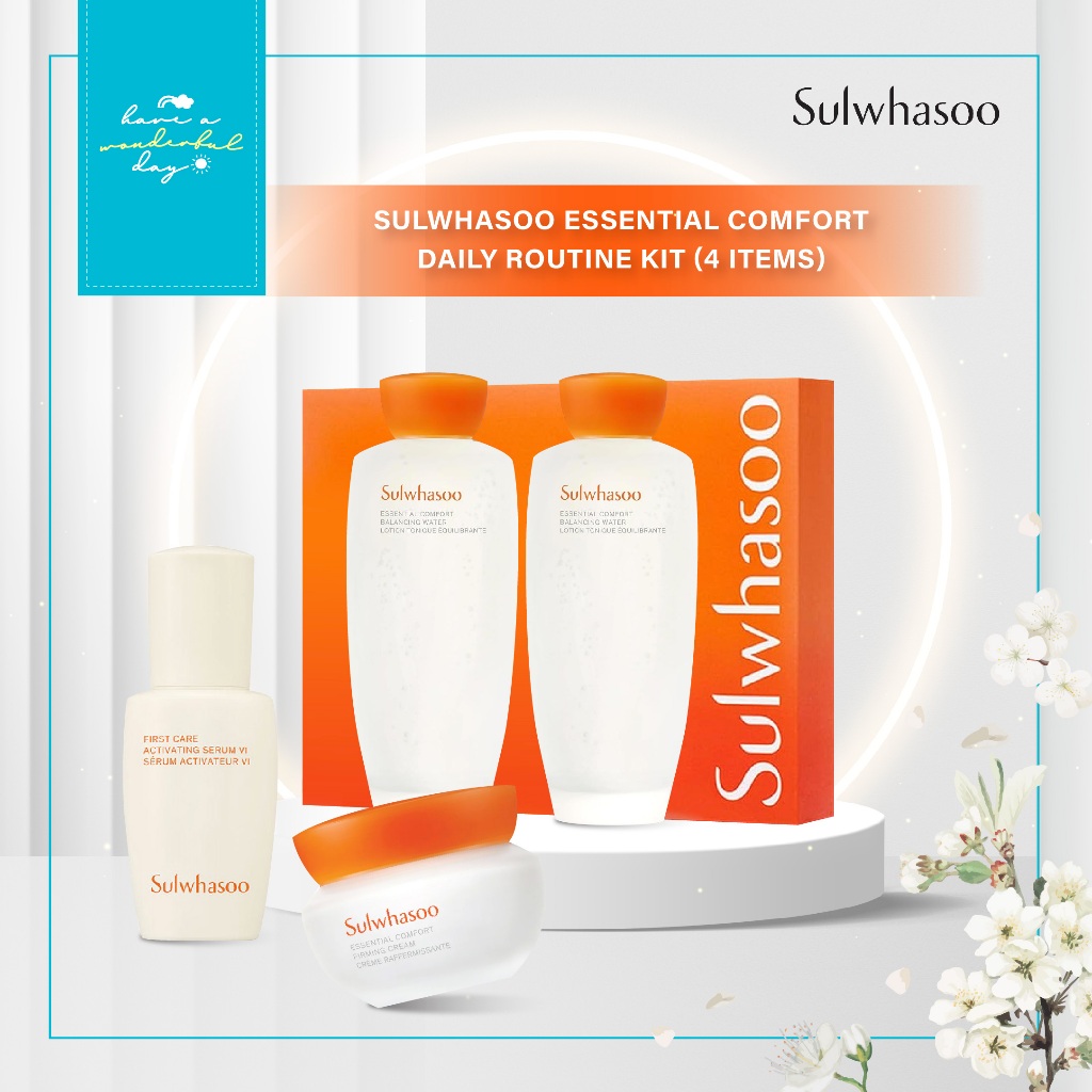 SULWHASOO Essential Comfort Daily Routine Kit (4 items) เซ็ตบำรุงผิว ...