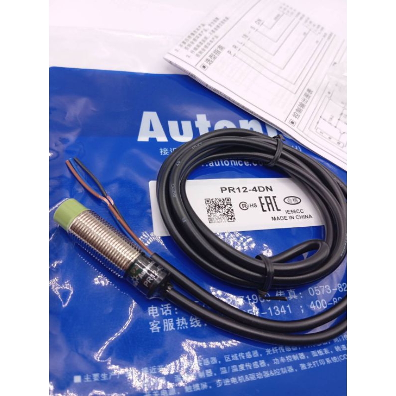 งานแท้! PR12-4DN AUTONICS Inductive proximity sensor Ø12mm-ระยะการจับ ...
