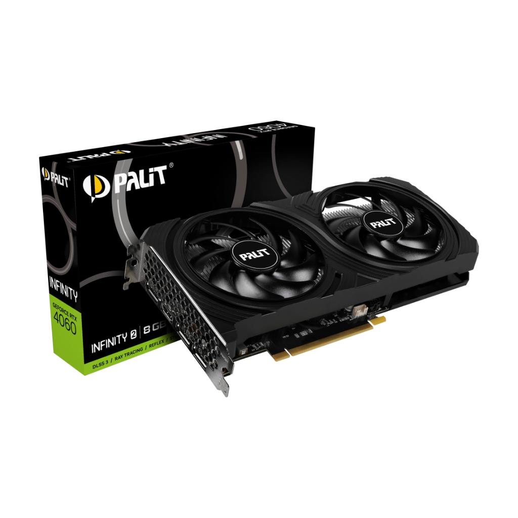 VGA(การ์ดจอ) PALIT GeForce RTX 4060 Infinity 2 8GB GDDR6