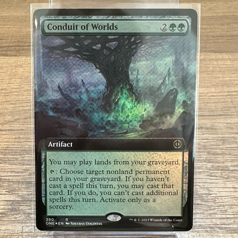 Phyrexia All Will Be One Variants Foil Conduit of Worlds (Extended Art) Shopee Thailand