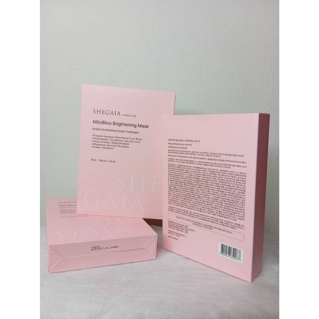 SHEGAIA] MitoBliss Brightening Mask 10ea - Anna's DAZZ