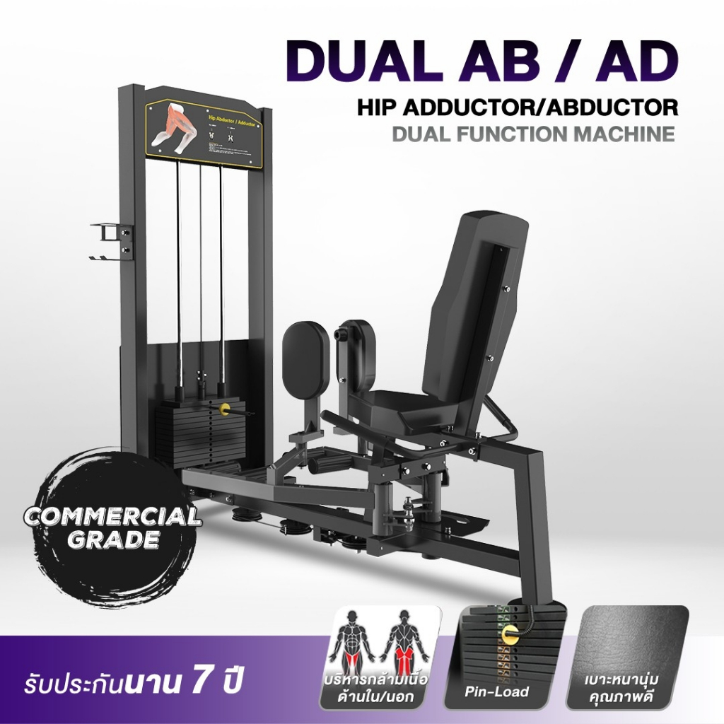 SPORT SYNOLOGY DUAL AB/AD Hip Abductor & Adductor Shopee Thailand