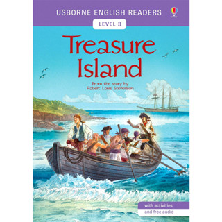 DKTODAY หนังสือ USBORNE READERS 3:TREASURE ISLAND (free online audio British English and American English)