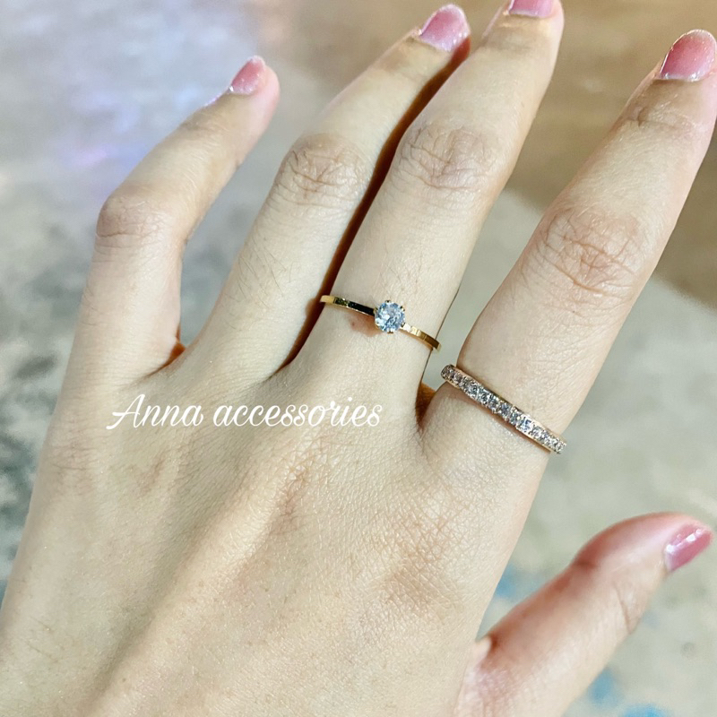 lovely-ring-stanless-steel-แหวนงานสวยสแตนเลส-ไม่ลอกไม่ดำ-พร้อมส่งจากไทย