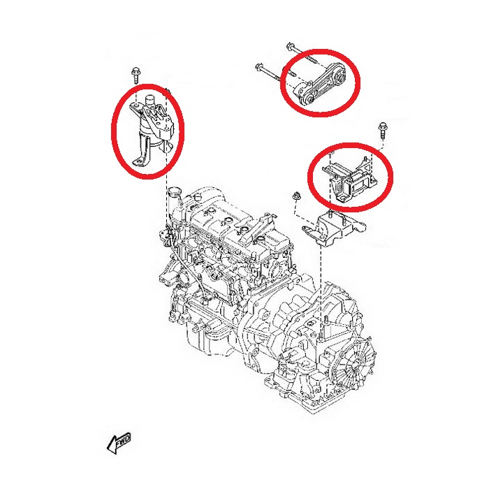 ยางแท่นเครื่อง-ยางแท่นเกียร์-มาสด้า-2-mazda-2-2009-2012-เครื่อง-1-5-l-เกียร์ธรรมดา-mt-doctor-car